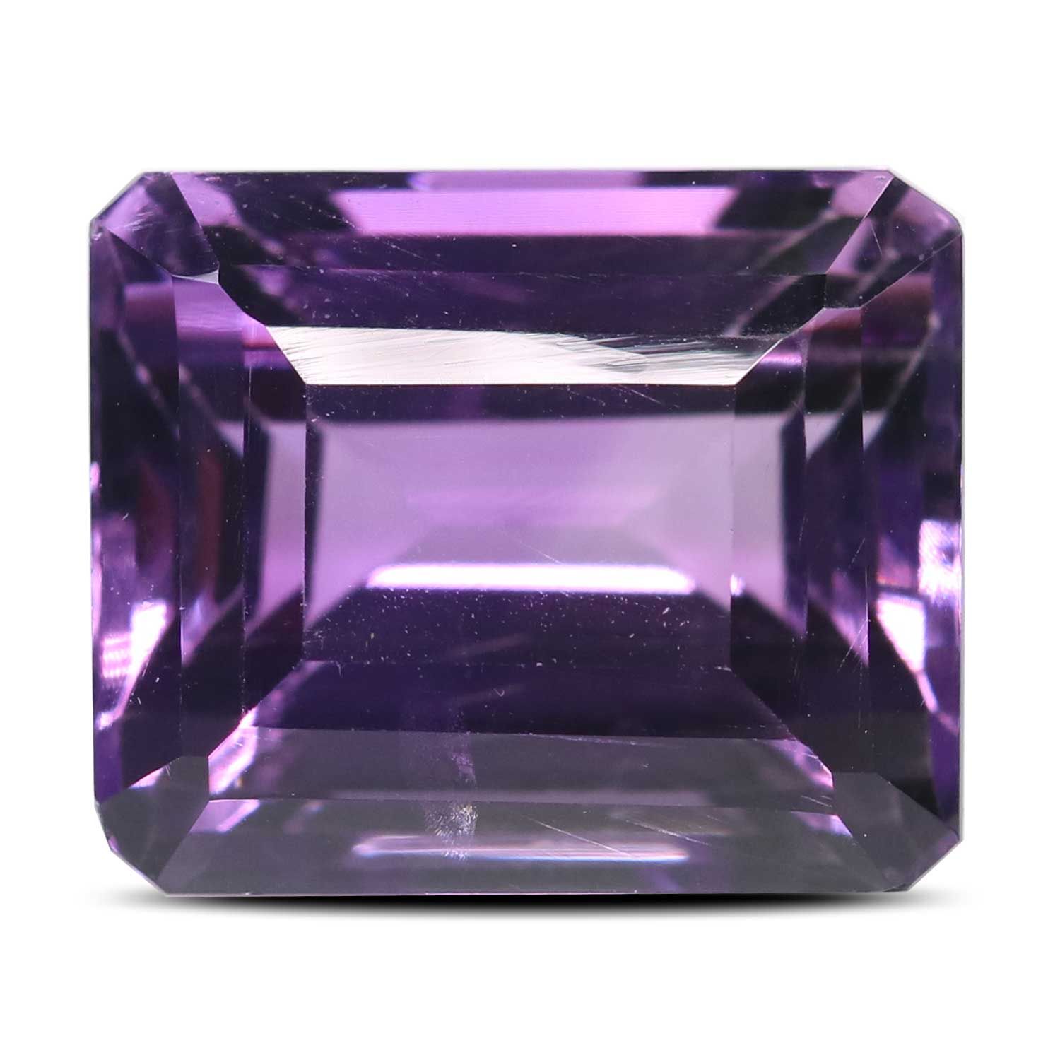 AMETHYST FACETED 12.41ct VIOLET MI BRAZIL NONE