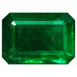Szmaragd 7,41 ct, zielony, szlif szmaragdowy