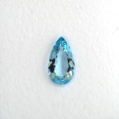 AQUAMARINE FACETED 1.65ct BLUE Blue EC BRAZIL HEATED