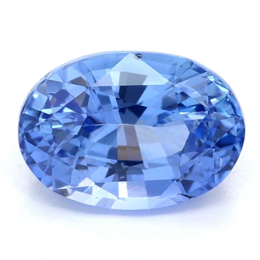 Szafir 1,54 ct, niebieski, szlif owalny