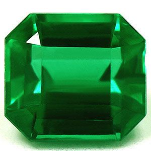 Szmaragd 1,10 ct, zielony, szlif szmaragdowy