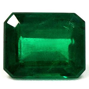 Szmaragd 2,08 ct, zielony, szlif szmaragdowy