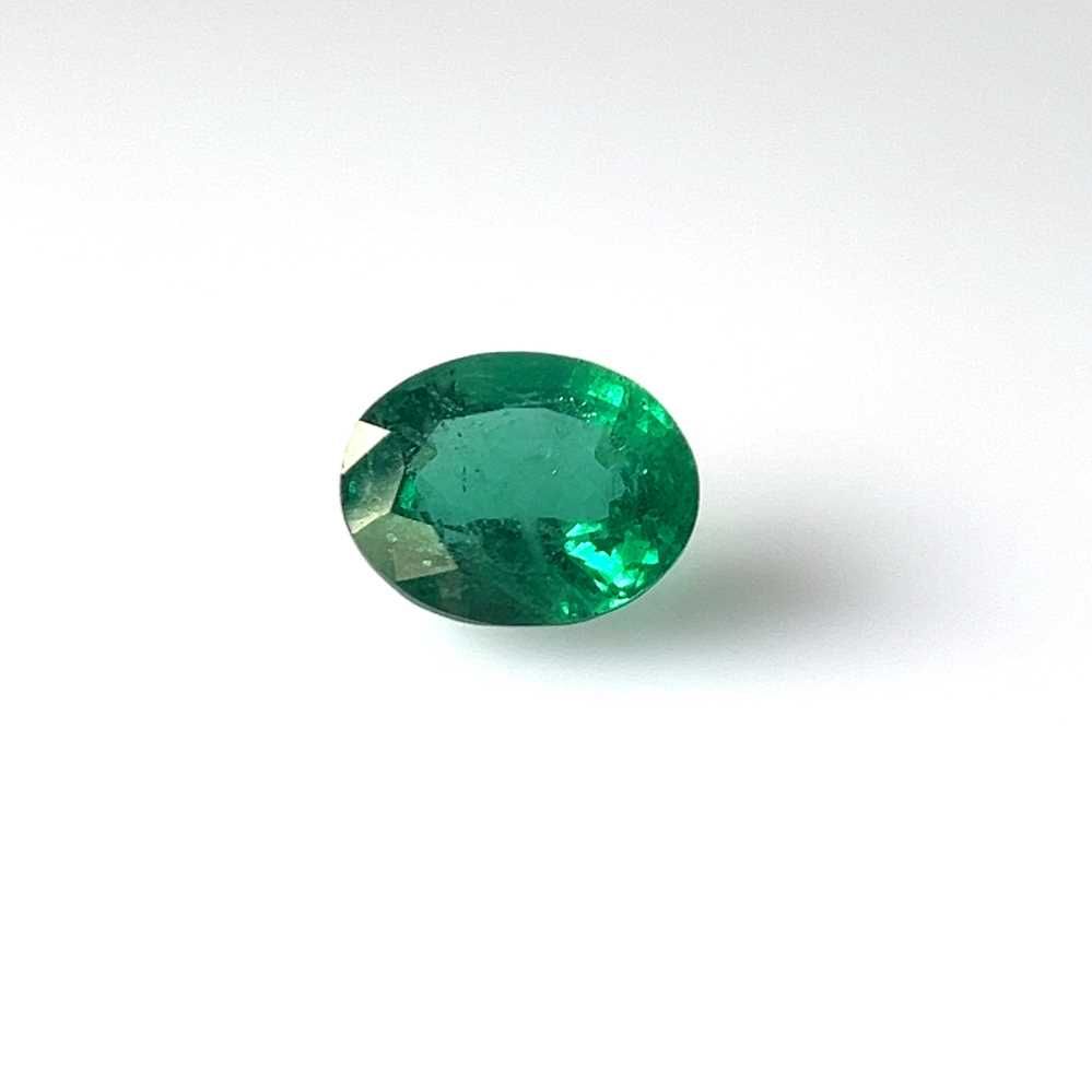 Szmaragd 3,50 ct, zielony, szlif owalny