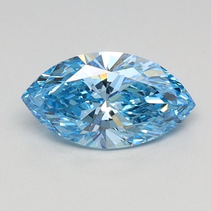 0.43 CT Fancy Vivid Blue MARQUISE