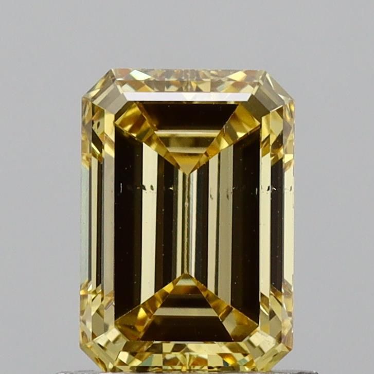 1.03 CT Fancy Vivid Yellow EMERALD