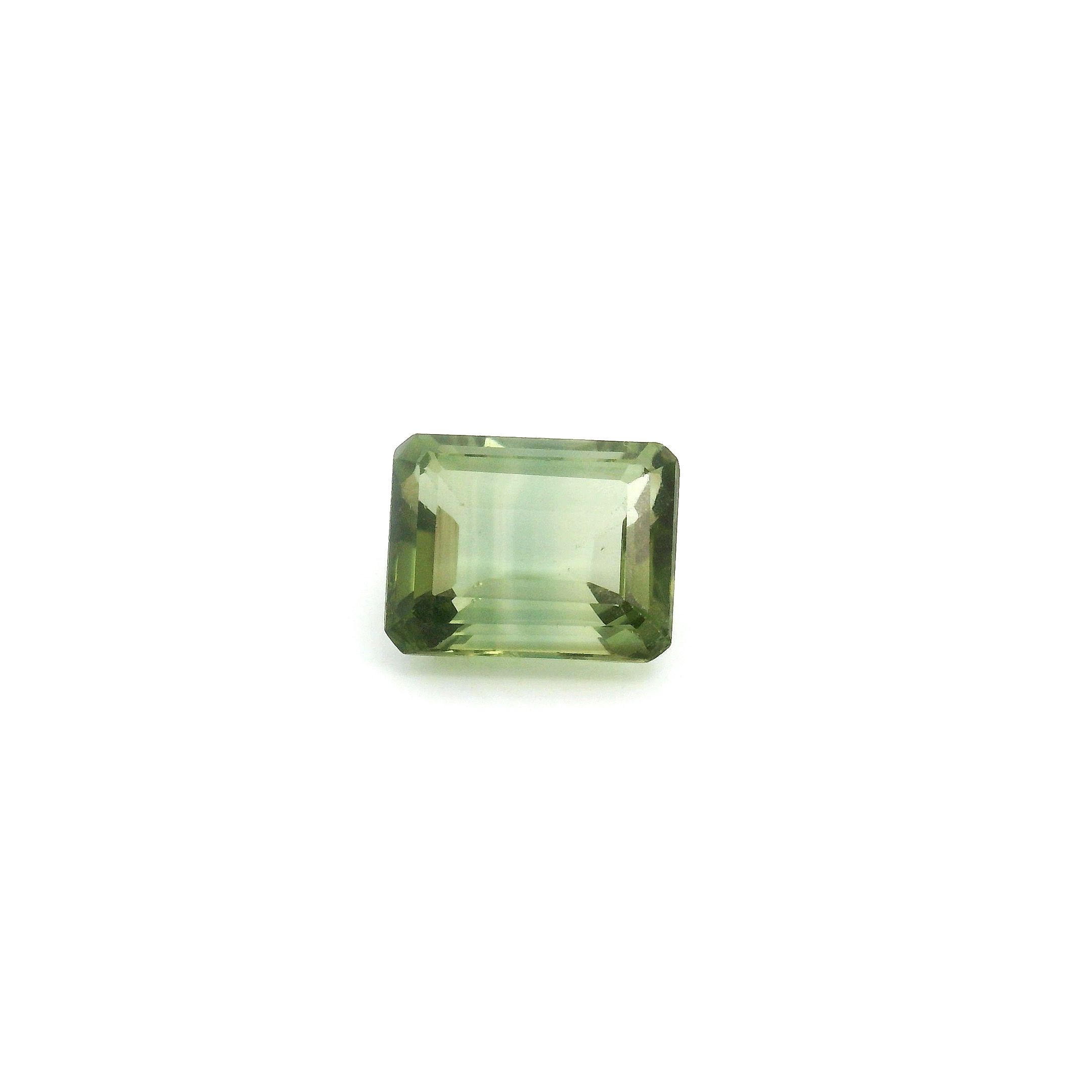 Turmalin 2,62 ct, zielony, szlif ośmiokątny