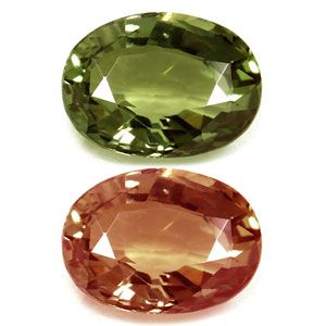 Aleksandryt 1,57 ct, zielony, szlif owalny