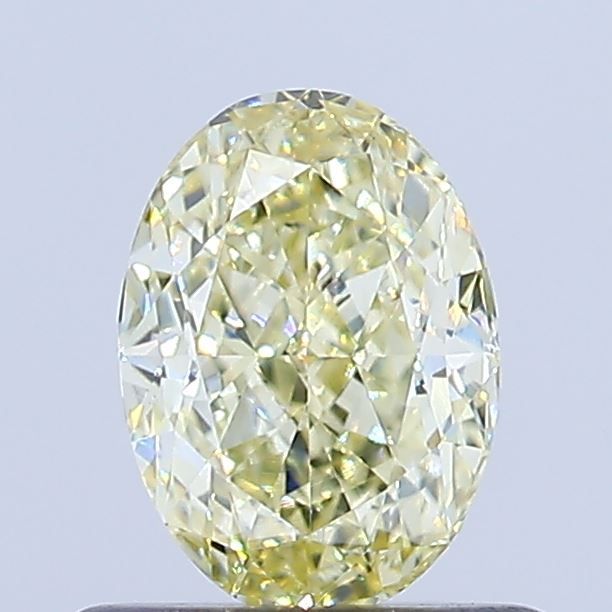 0.68 CT Fancy Vivid Yellow OVAL