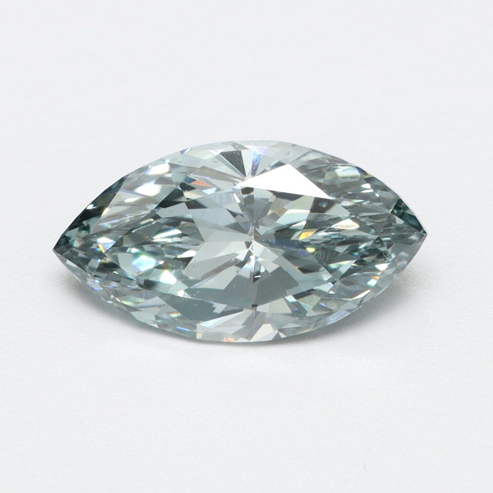 0.94 CT Fancy Intense Blue MARQUISE