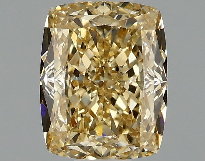 1.02 CT Fancy Intense Yellow CUSHION MODIFIED