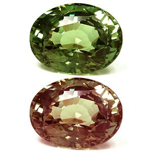 Aleksandryt 2,47 ct, zielony, szlif owalny