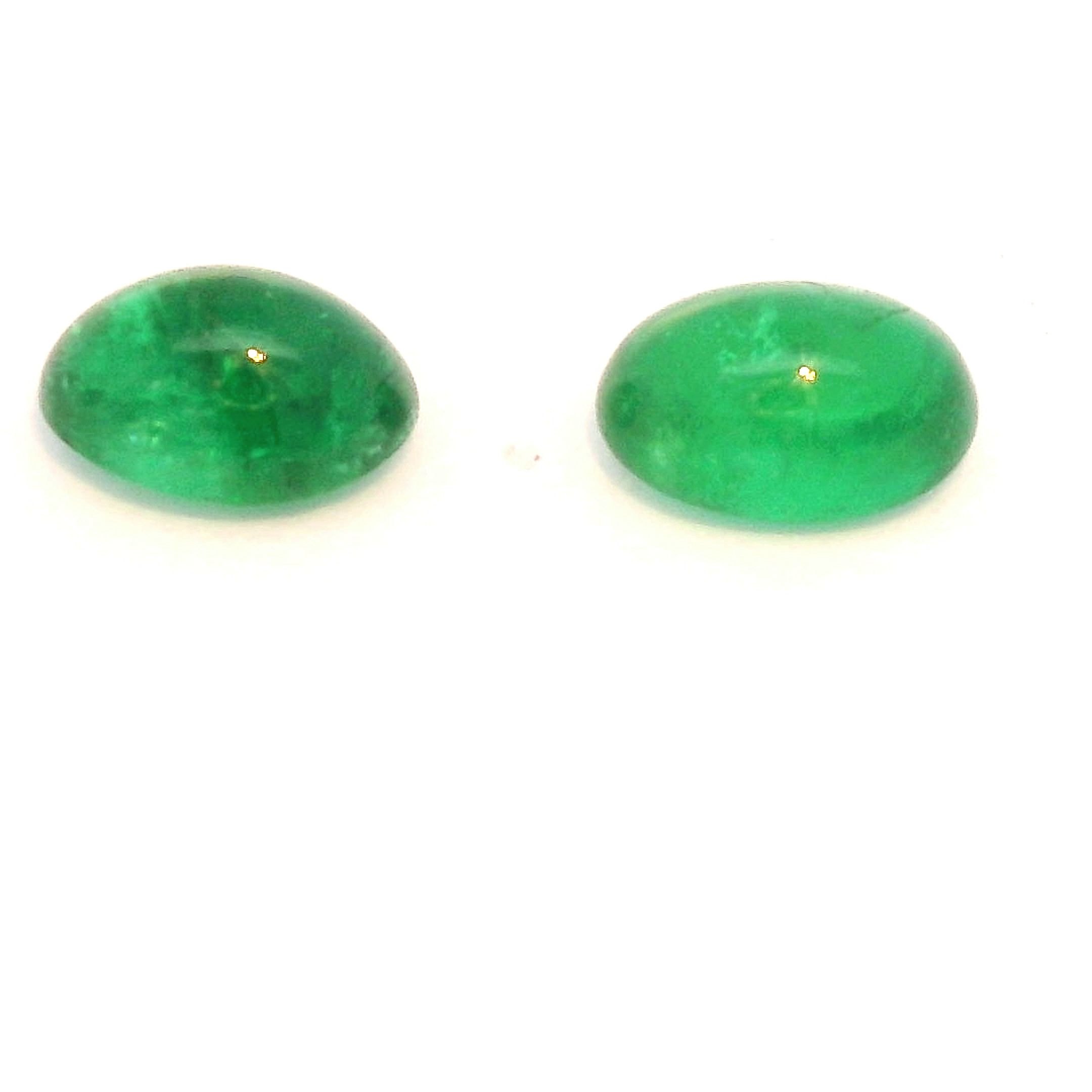 Szmaragd 1,15 ct, zielony, kaboszon