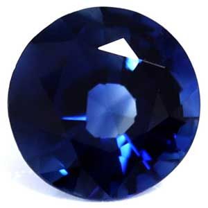 SAPPHIRE FACETED 0.67ct BLUE Deep Blue EC MADAGASCAR HEATED