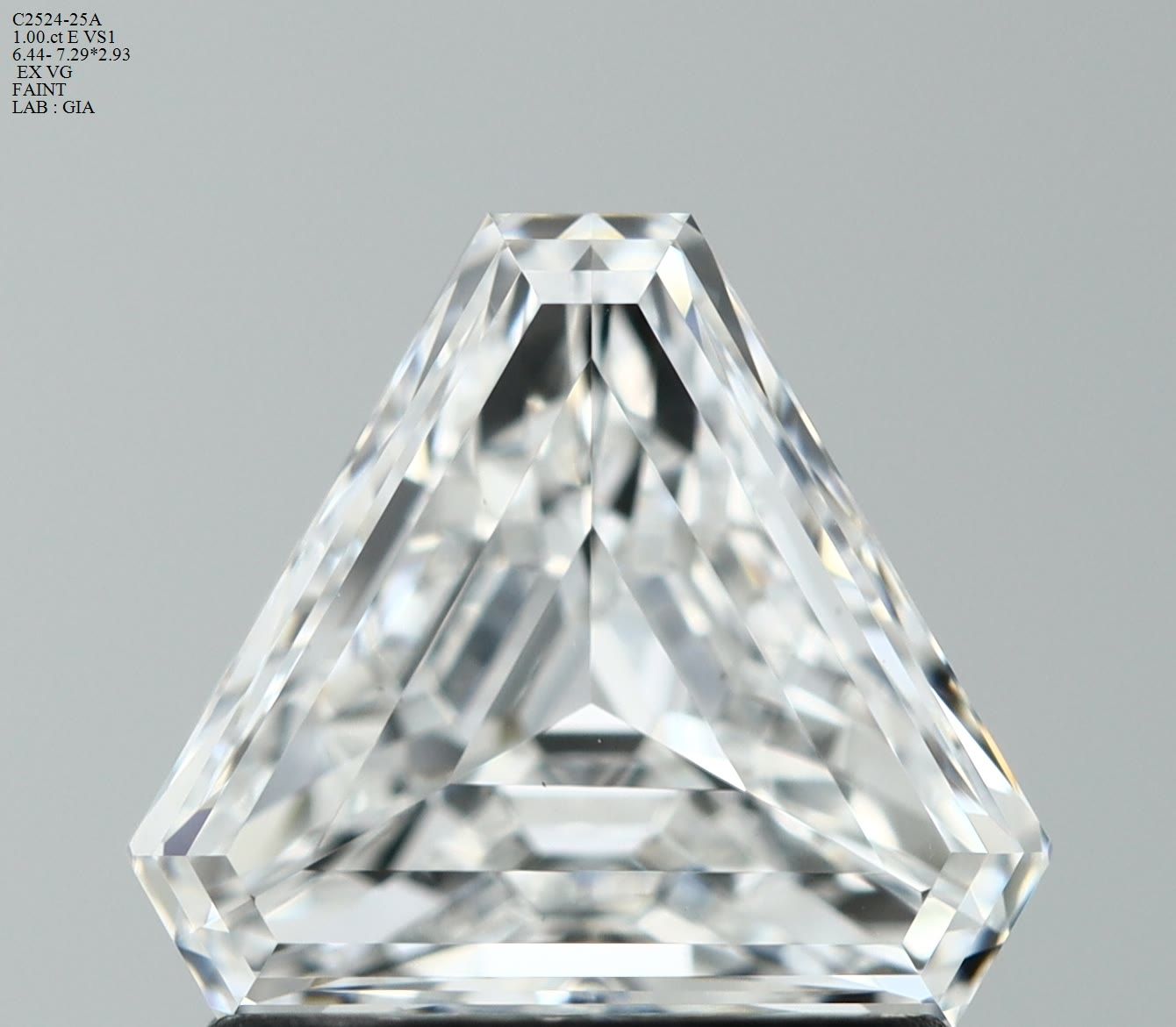 Prírodný diamant triangel,...