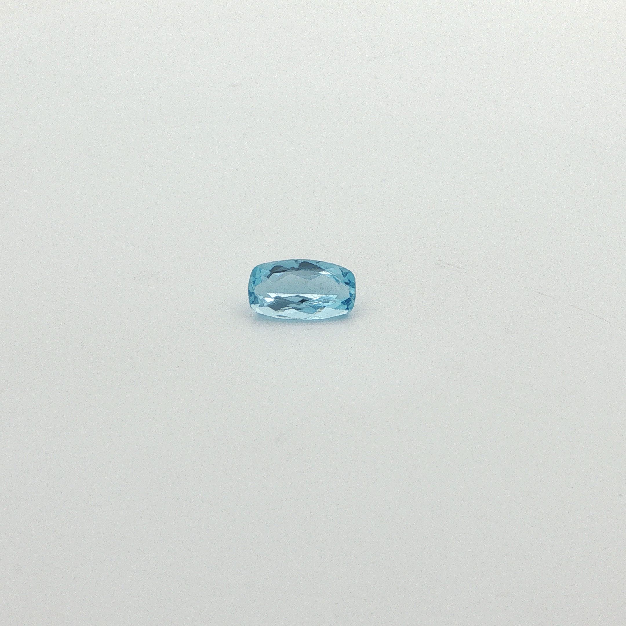 1.11 ct Cushion aquamarine