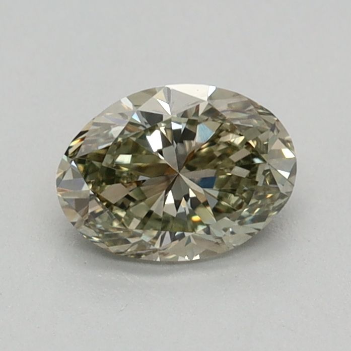 0.33 CT Fancy Intense Gray Green OVAL