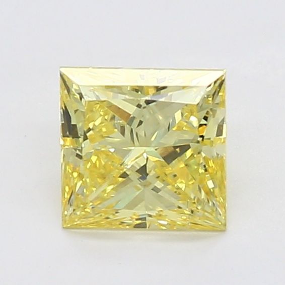 0.52 CT Fancy Vivid Yellow PRINCESS
