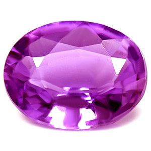 Szafir 1,27 ct, purpurowy, szlif owalny