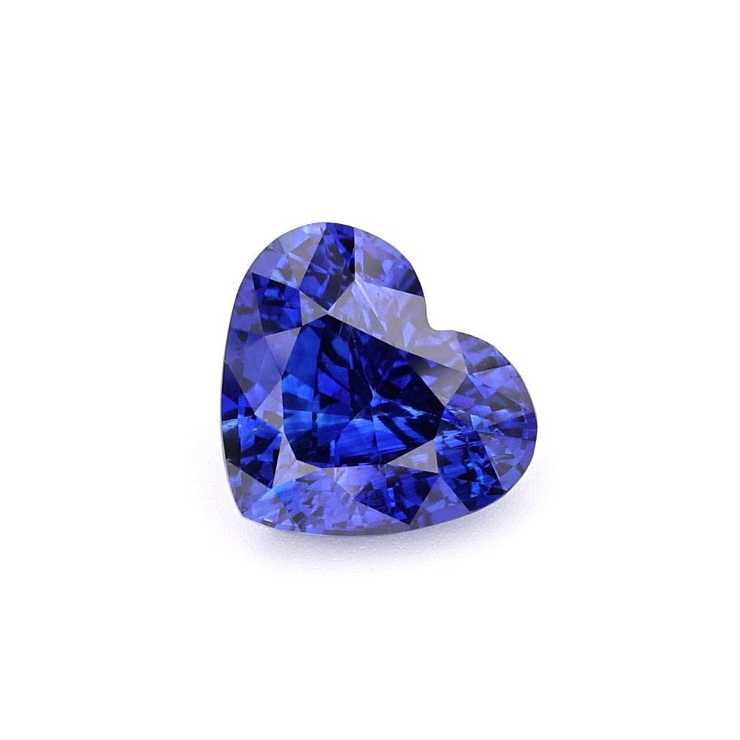 SAPPHIRE FACETED 2.94ct BLUE BLUE EC SRILANKA HEATED