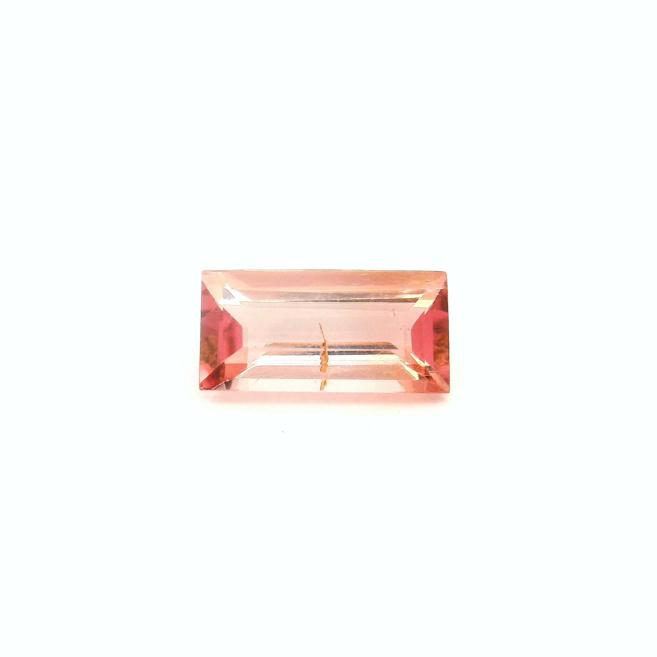 Turmalin 1,32 ct, różowy, szlif prostokątny