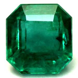 Szmaragd 2,55 ct, zielony, szlif szmaragdowy