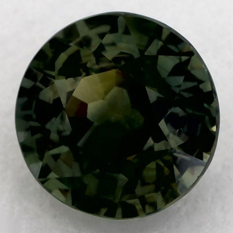 SAPPHIRE FACETED 1.55ct GREEN Green SI SRILANKA NONE