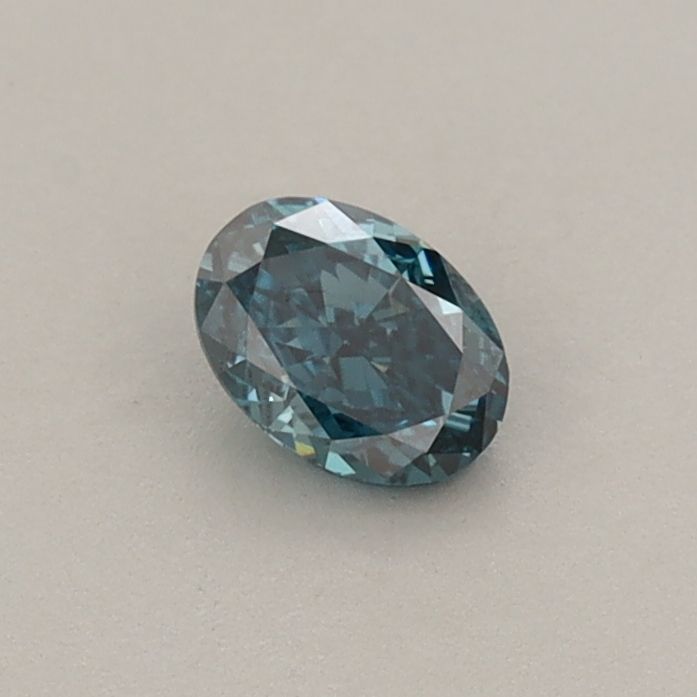 0.31 CT Fancy Vivid Blue OVAL