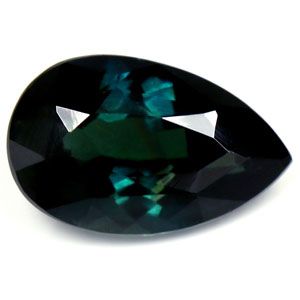 Szafir 1,81 ct, niebieski, szlif gruszka