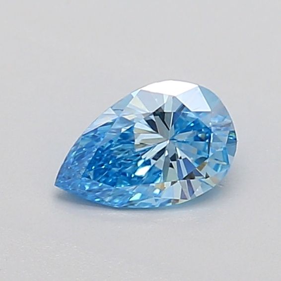 0.37 CT Fancy Vivid Blue PEAR