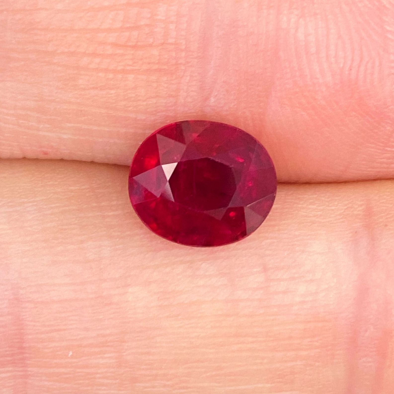 RUBY FACETED 4.02ct RED Red EC MOZAMBIQUE HEATED