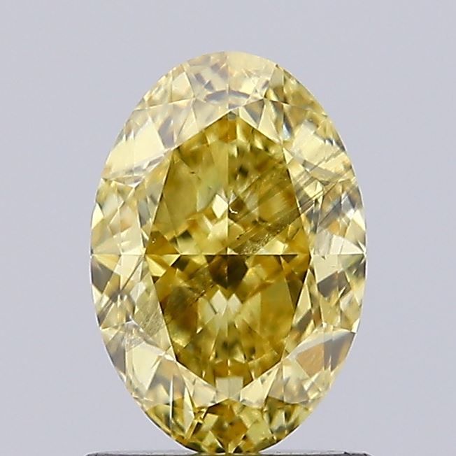 1.13 CT Fancy Intense Yellow OVAL