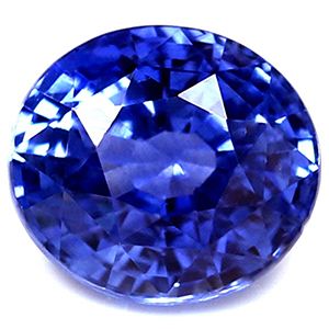 Szafir 1,73 ct, niebieski, szlif owalny