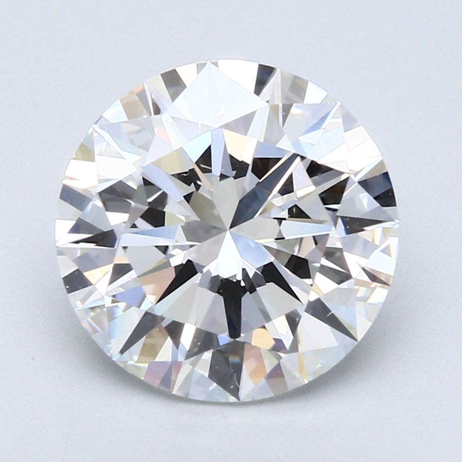 ROUND 4.15 Ct  F VVS2 EX EX NON
