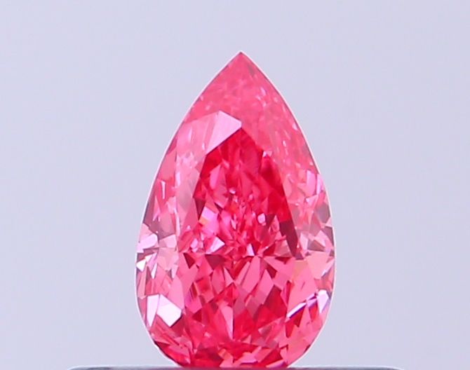 0.28 CT Fancy Vivid Pink PEAR