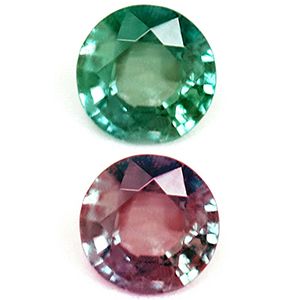 ALEXANDRITE FACETED 0.14ct GREEN Blue Green to Purple SI BRAZIL NONE