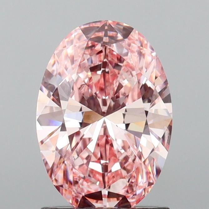 1.51 CT Fancy Vivid Pink OVAL