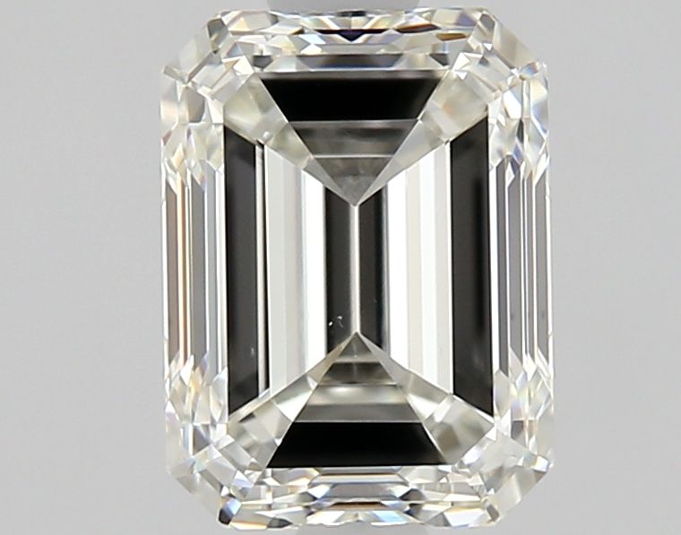 1.42-carat emerald diamond with I color, null cut, and VS2 clarity.