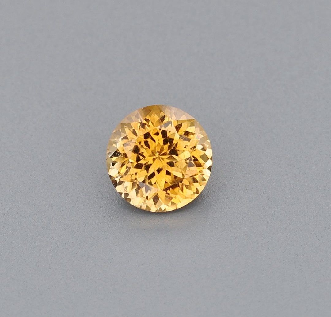 SAPPHIRE FACETED 0.61ct ORANGE Orange EC UNITEDSTATES HEATED