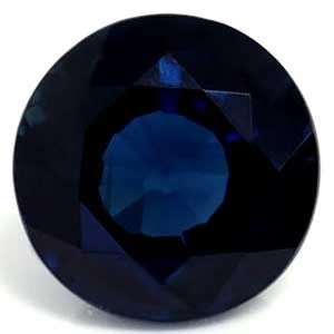SAPPHIRE FACETED 1.11ct BLUE Deep Blue EC MADAGASCAR NONE