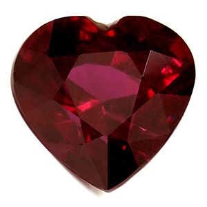 Rubin 2,03 ct, czerwony, szlif serce