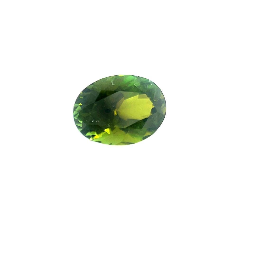 Turmalin 1,08 ct, zielony, szlif owalny