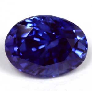 Szafir 3,47 ct, niebieski, szlif owalny