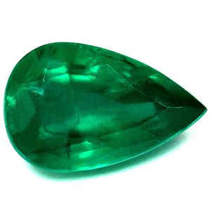Szmaragd 2,66 ct, zielony, szlif gruszka