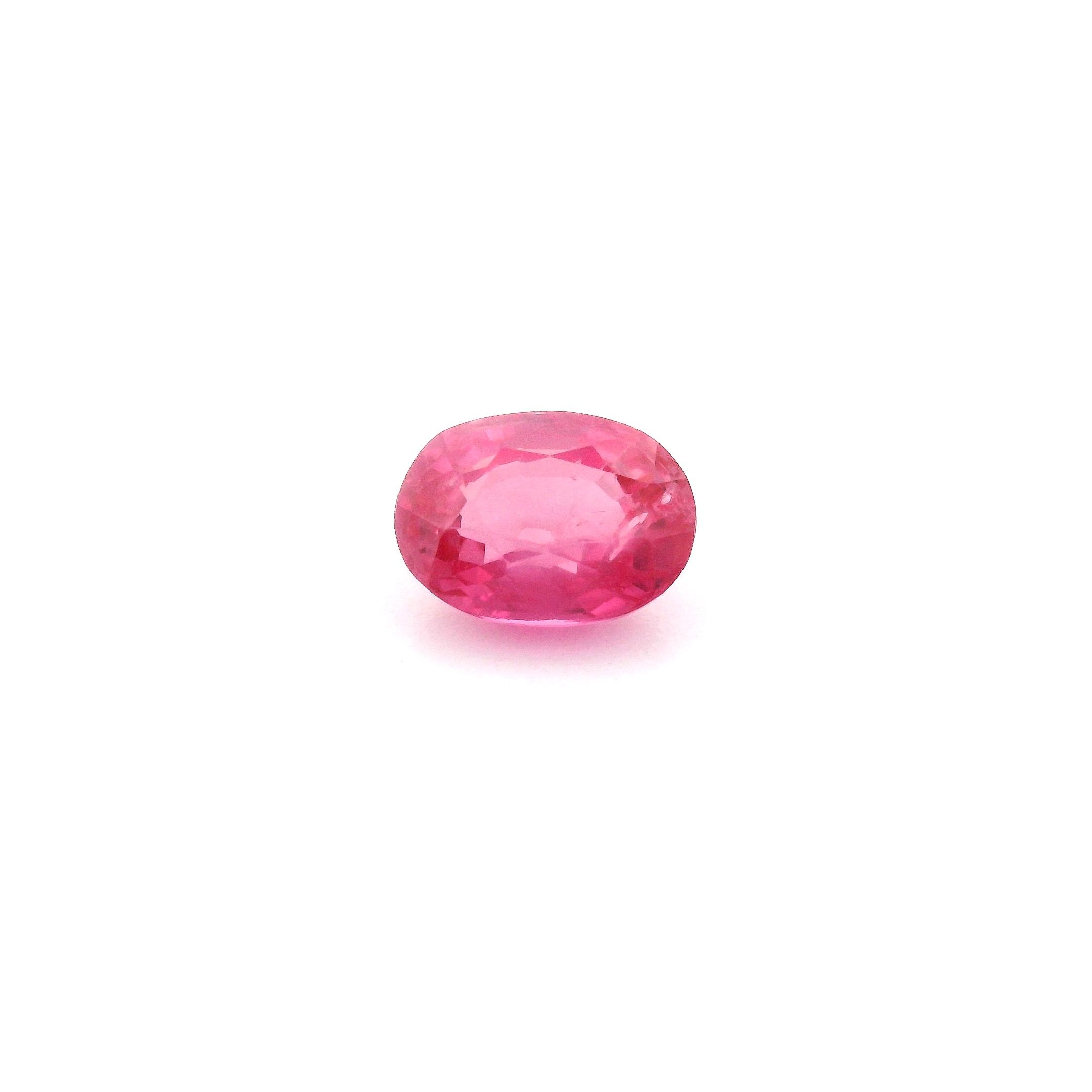 RUBY FACETED 1.2ct RED Medium Intense SI MOZAMBIQUE HEATED