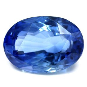 Szafir 3,93 ct, niebieski, szlif owalny