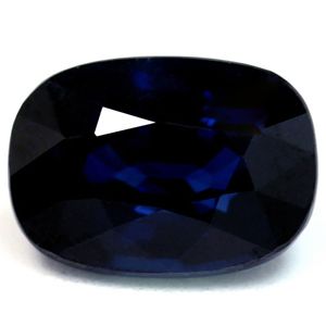 Szafir 2,05 ct, niebieski, szlif cushion
