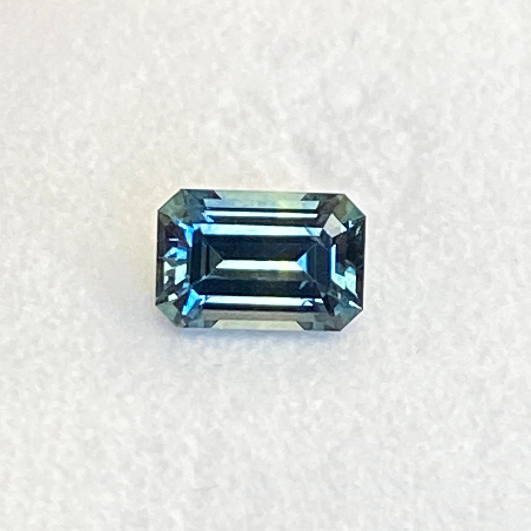 SAPPHIRE FACETED 0.93ct GREEN Green EC UNITEDSTATES HEATED