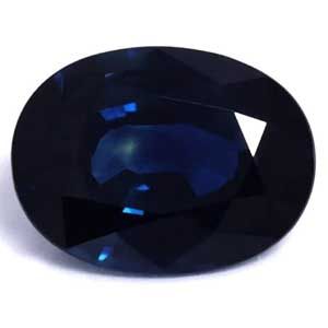 Szafir 1,56 ct, niebieski, szlif owalny