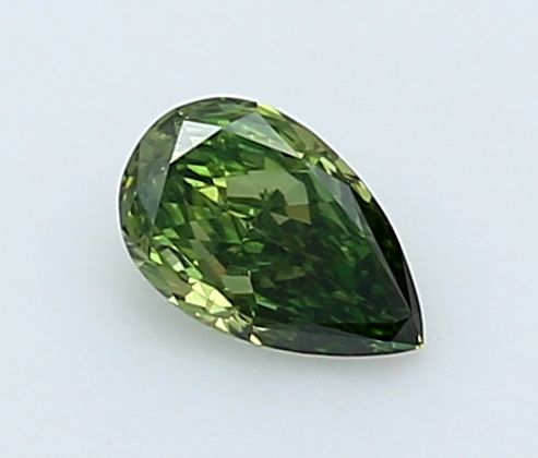0.24 CT Fancy Vivid Yellow Green PEAR