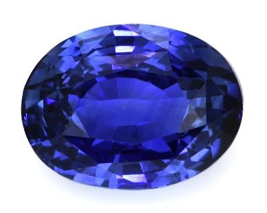 Szafir 4,13 ct, niebieski, szlif owalny
